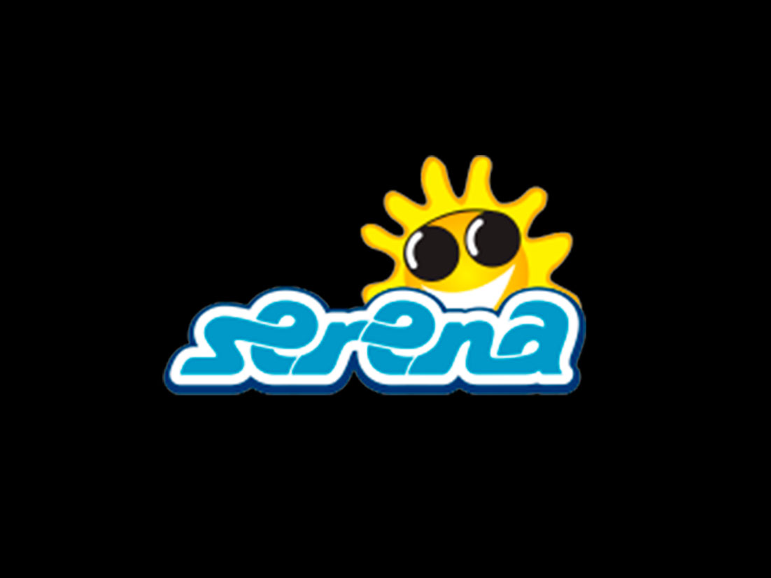 Serana -logo valkoisella taustalla