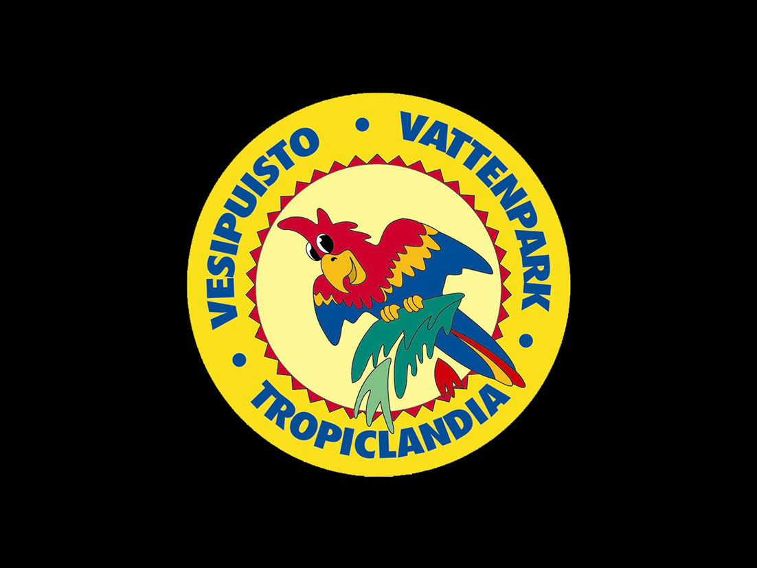 Tropic landia -logo valkoisella taustalla