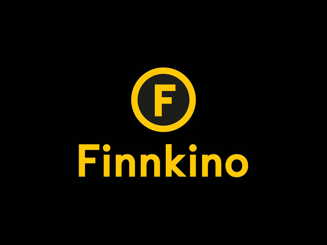 FinnKino-logo valkoisella taustallla