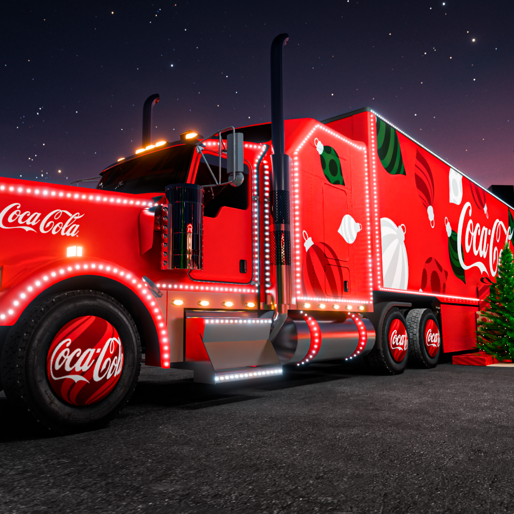 Coca-Cola julelastbil