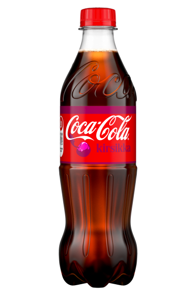 Kuva Coca-Cola Zero Sugar Kirsikka muovipullosta