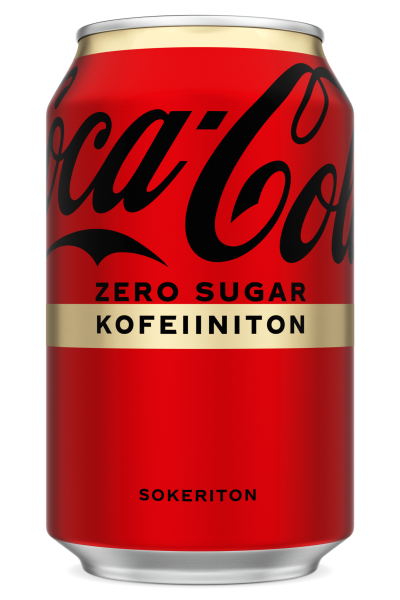 Kuva Coca-Cola Zero Sugar Kofeiinittomasta tölkistä