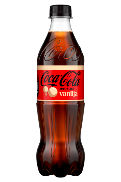 Kuva Coca-Cola Zero Sugar Vanilja muovipullosta