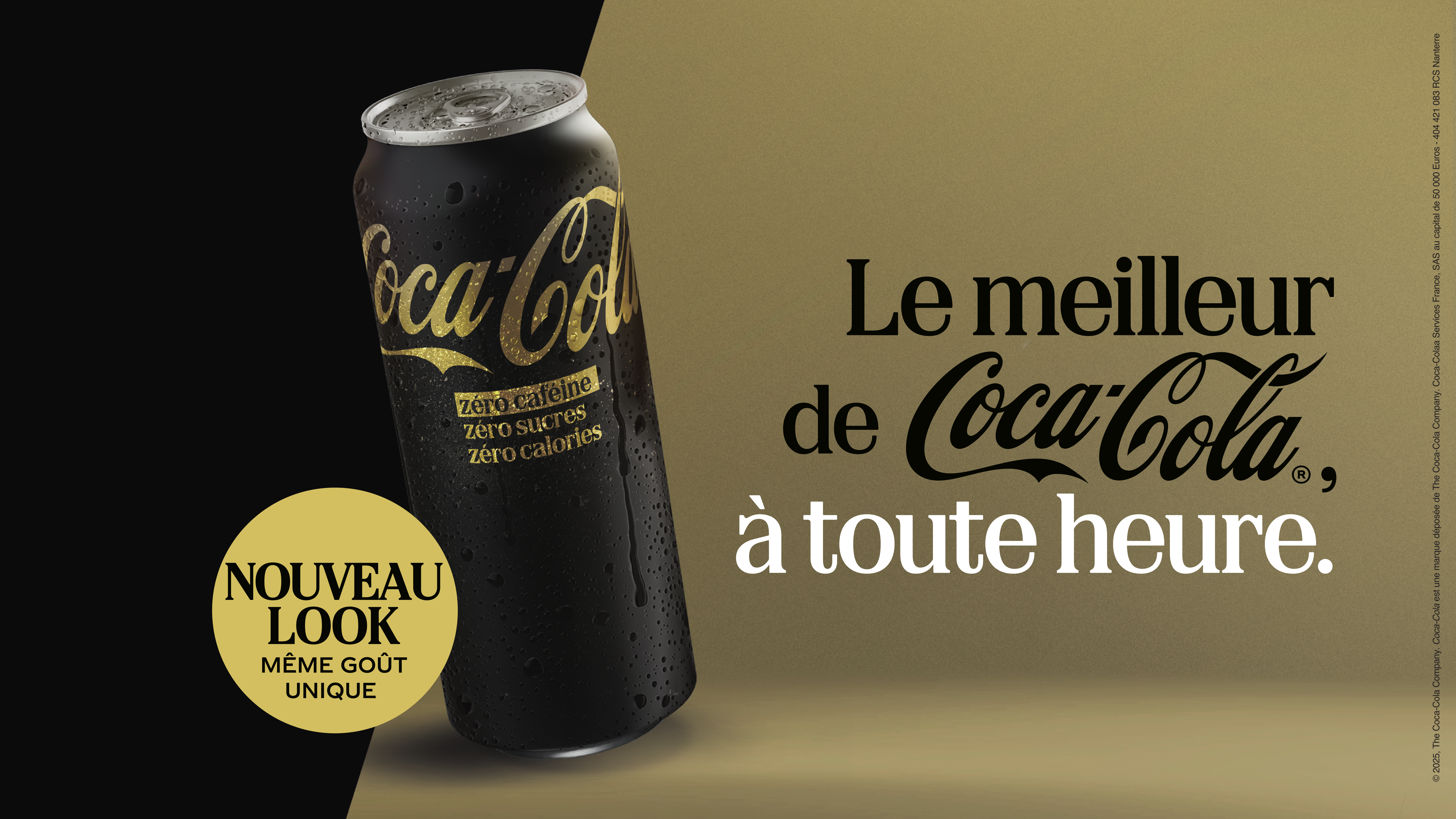 Coca-Cola Zéro Sucres : Le Meilleur de Coca-Cola à toute heure - Nouveau look, même goût unique