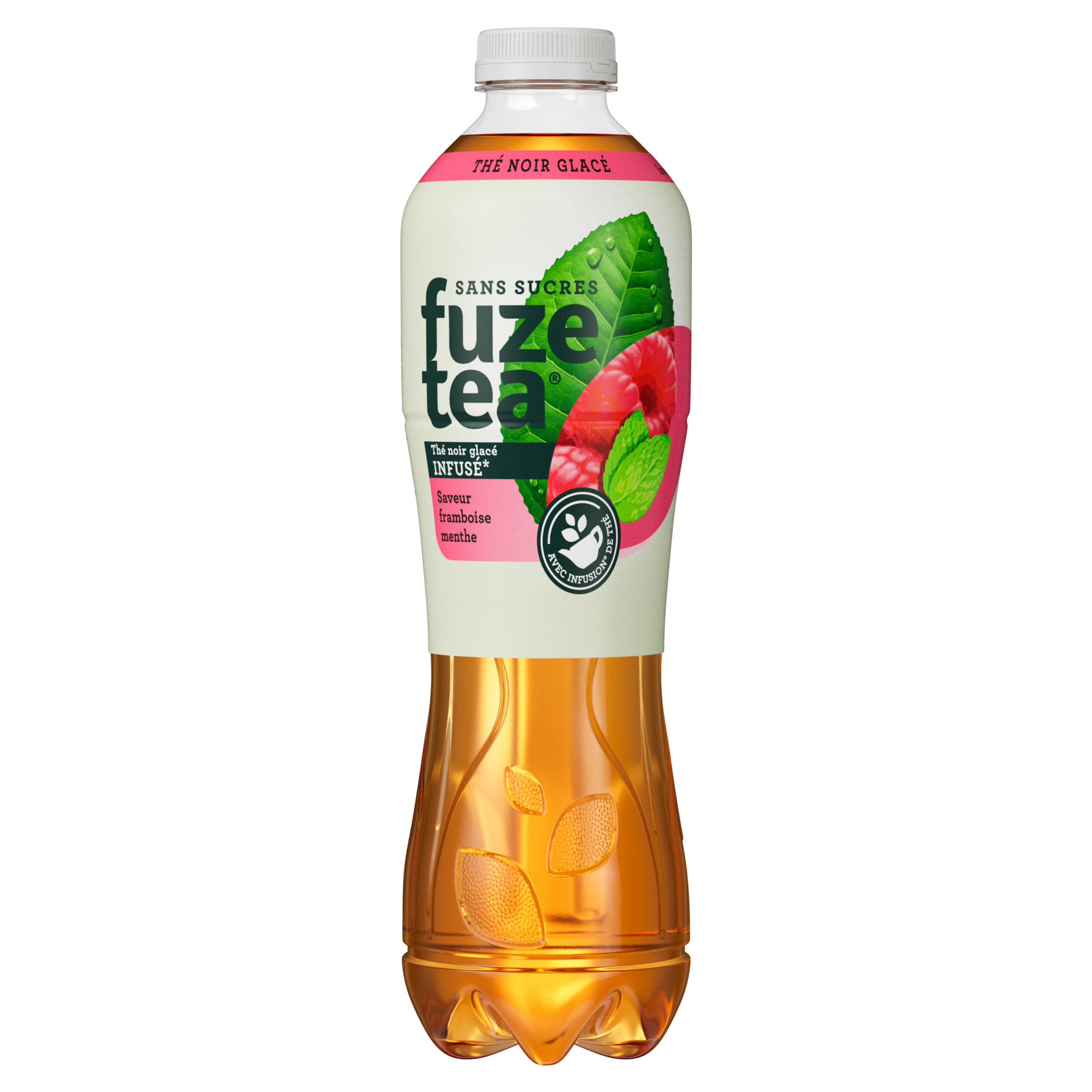Bouteille de Fuze Tea Framboise Menthe Sans Sucres