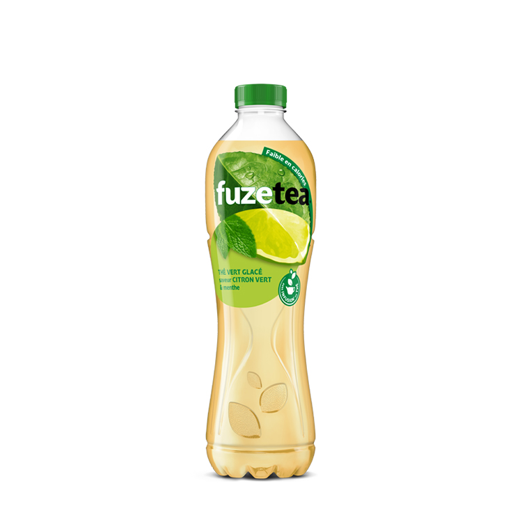 Bouteille de Fuze Tea Citron vert Menthe