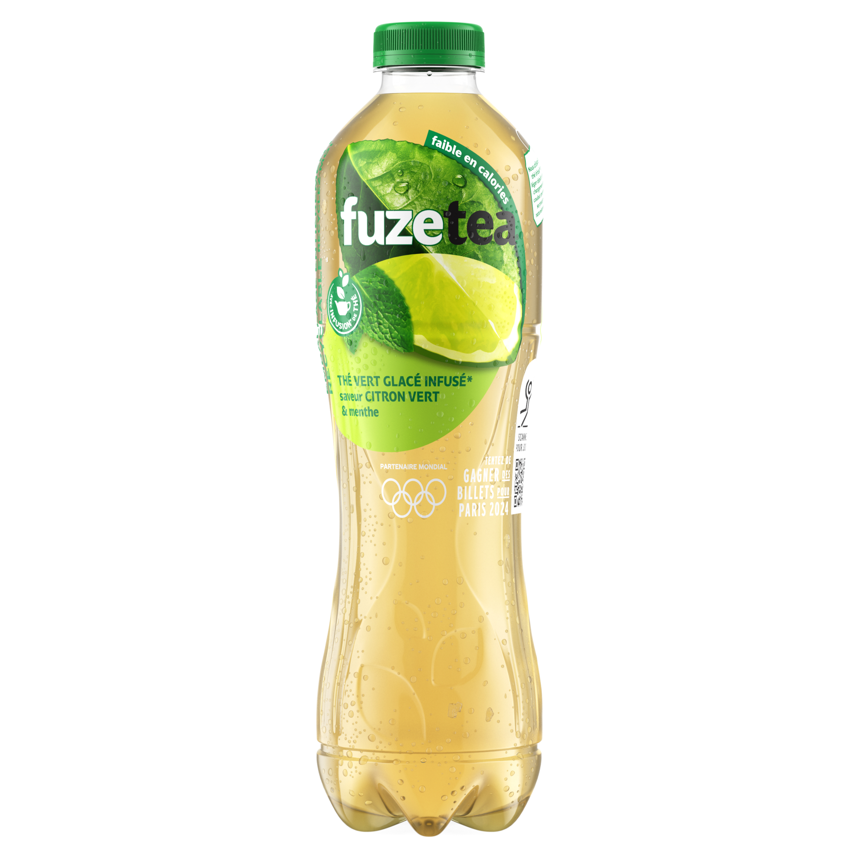 Bouteille de Fuze Tea Citron vert Menthe