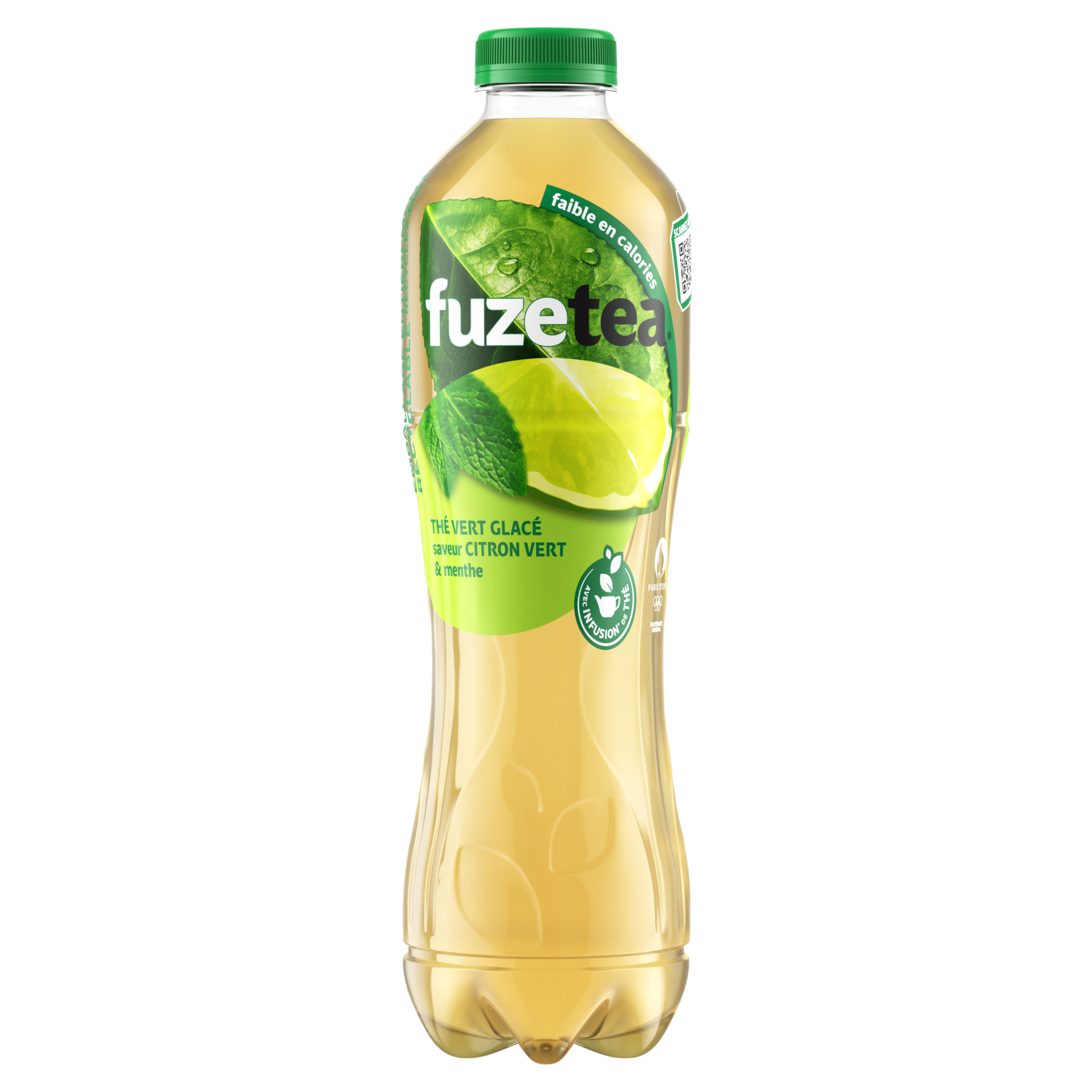 Bouteille de Fuze Tea Citron vert Menthe