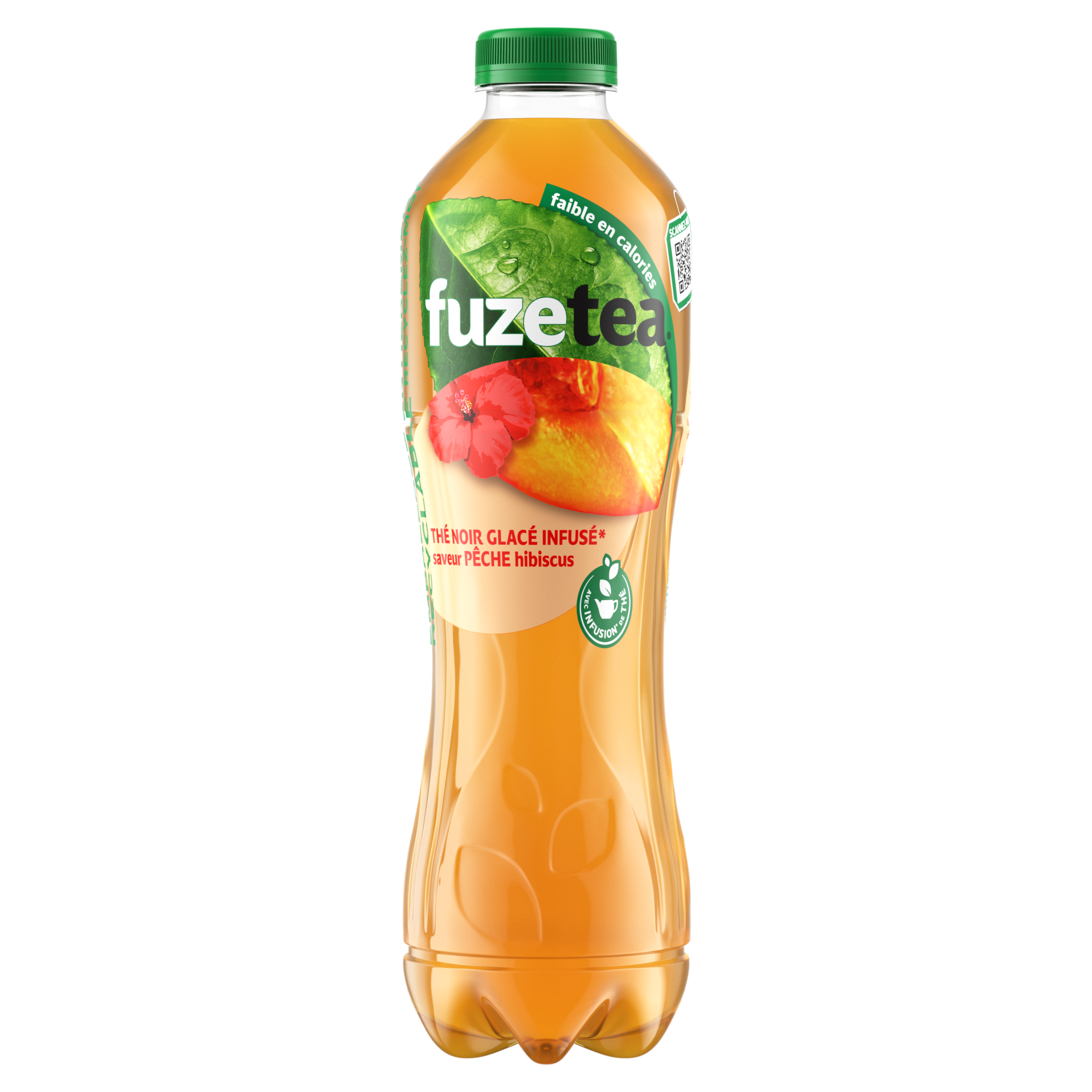 Bouteille de Fuze Tea Pêche Hibiscus