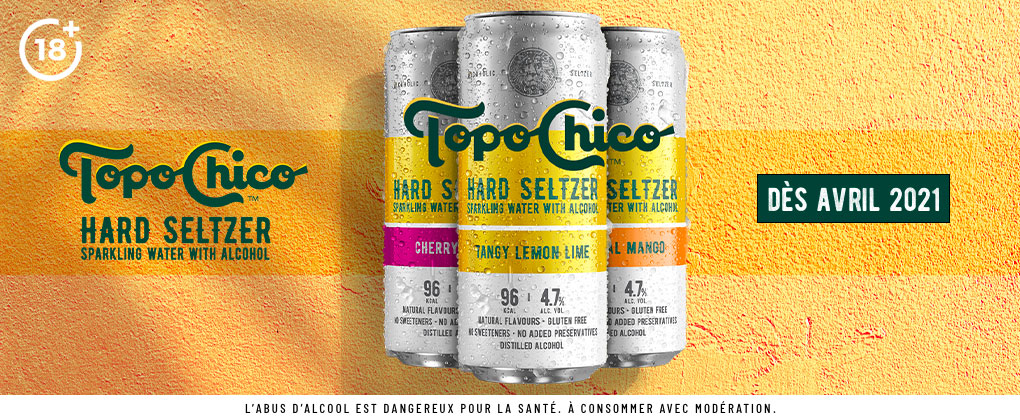 The Coca-Cola Company continue d’innover avec l’arrivée en GMS de Topo Chico Hard Seltzer. 