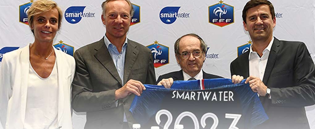 Smartwater partenariat Equipe de France de Football