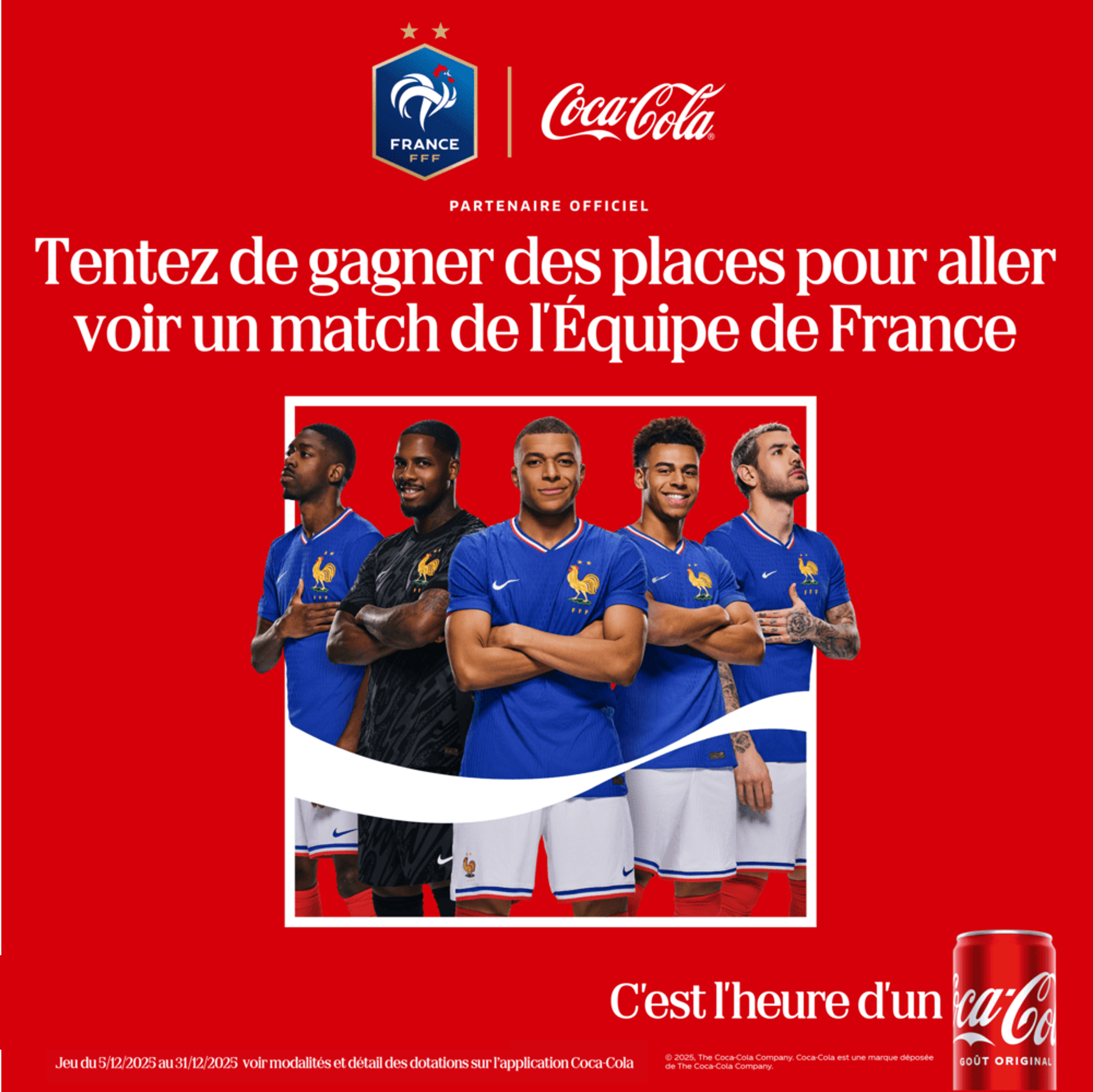 Tente de gagner tes places pour un match des Bleus !  