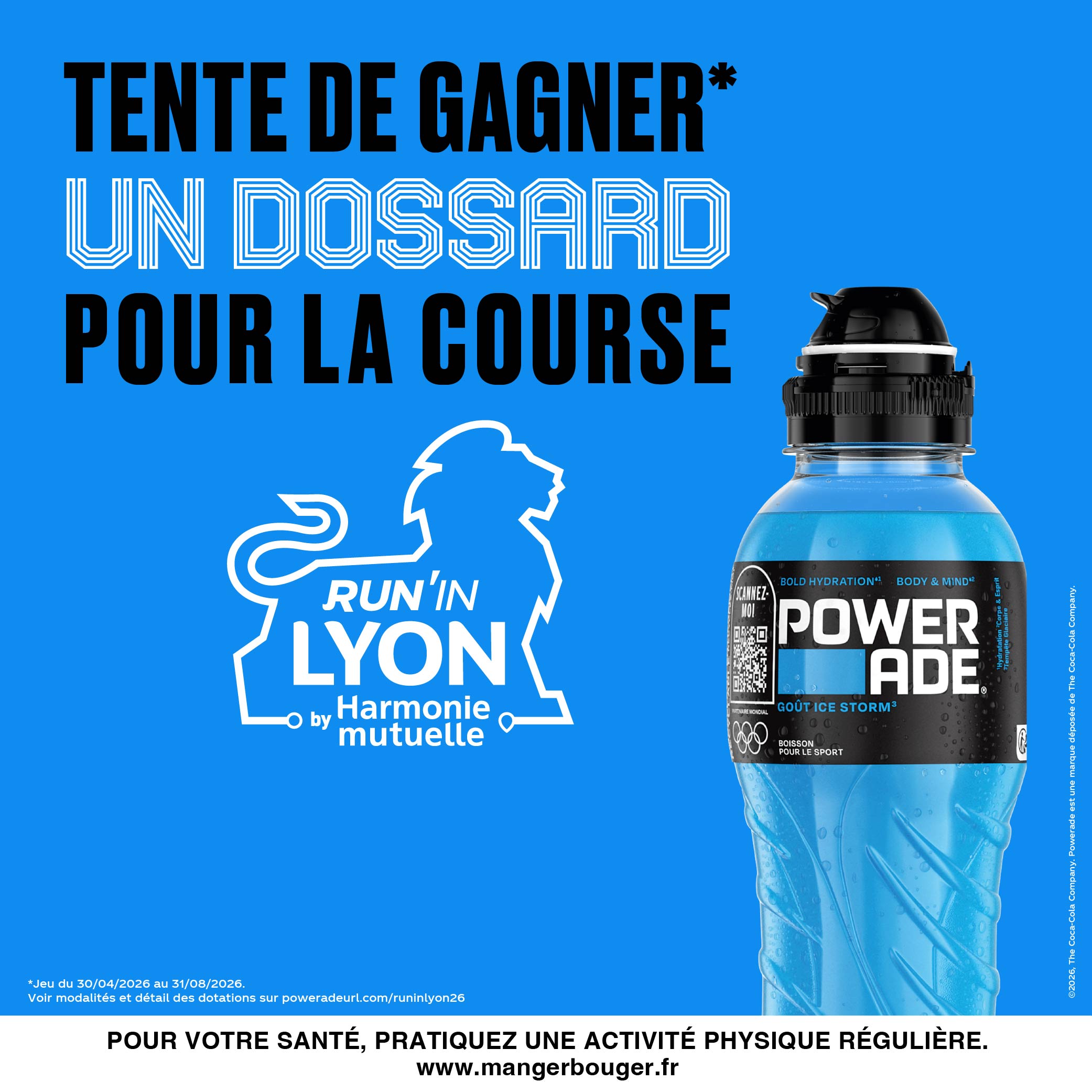 Tente de gagner un dossard pour la course Run in Lyon