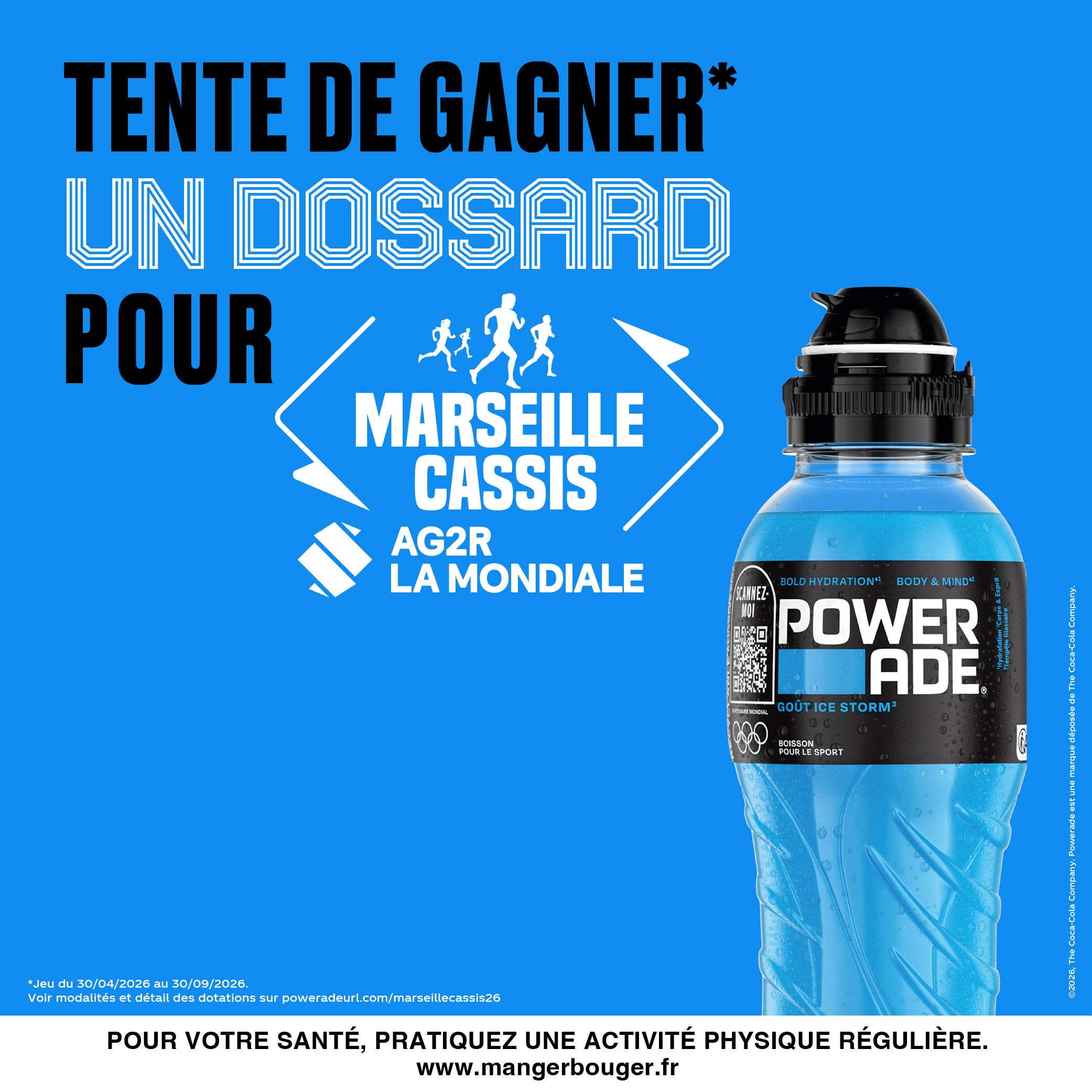 Tente de gagner un dossard pour la course Marseille Cassis