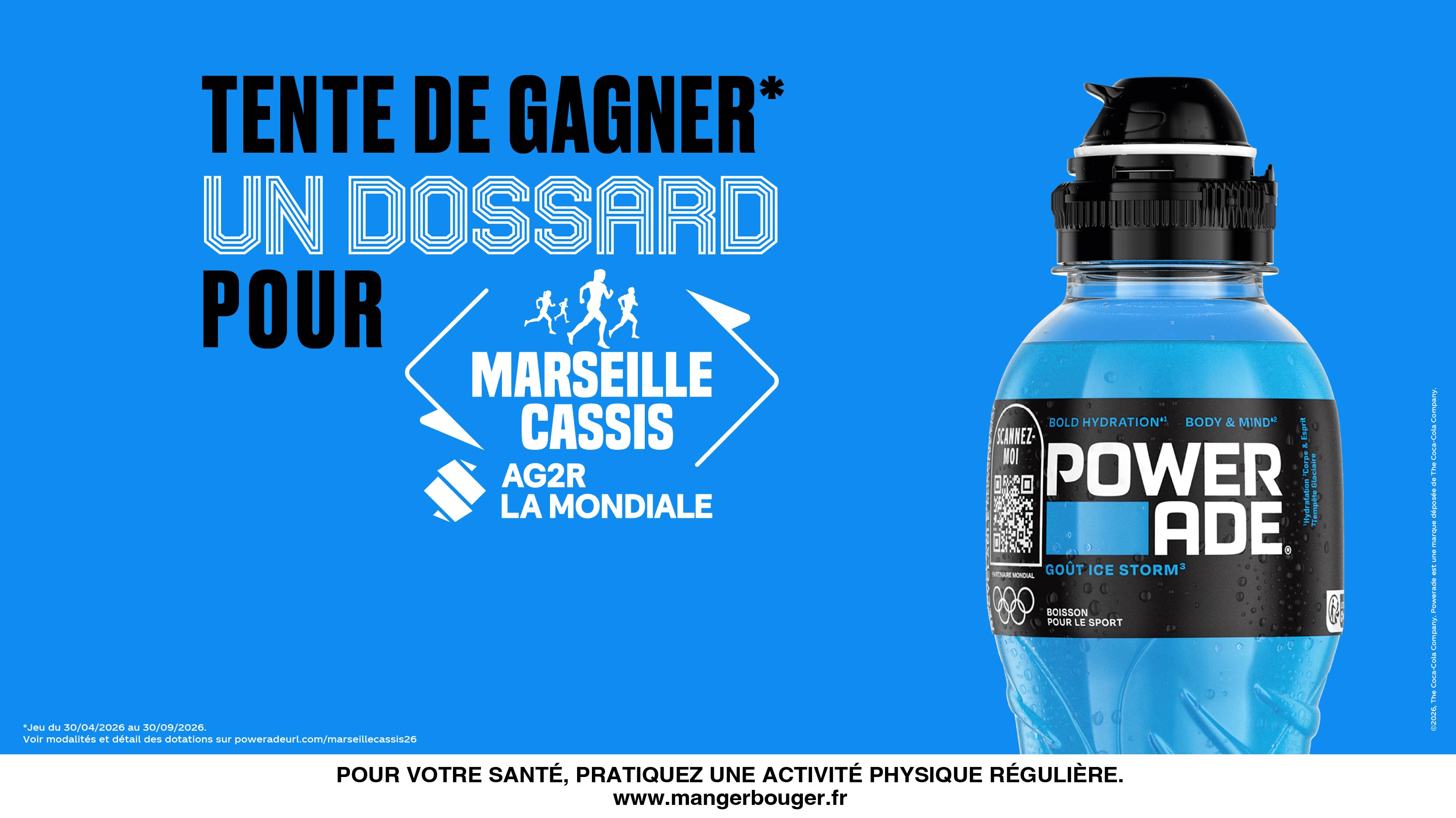 Tente de gagner un dossard pour la course Marseille Cassis