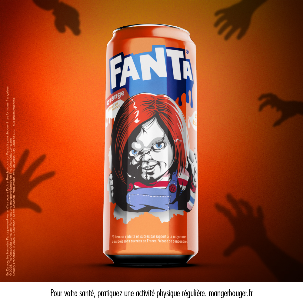 Une canette de Fanta Orange x Chuck