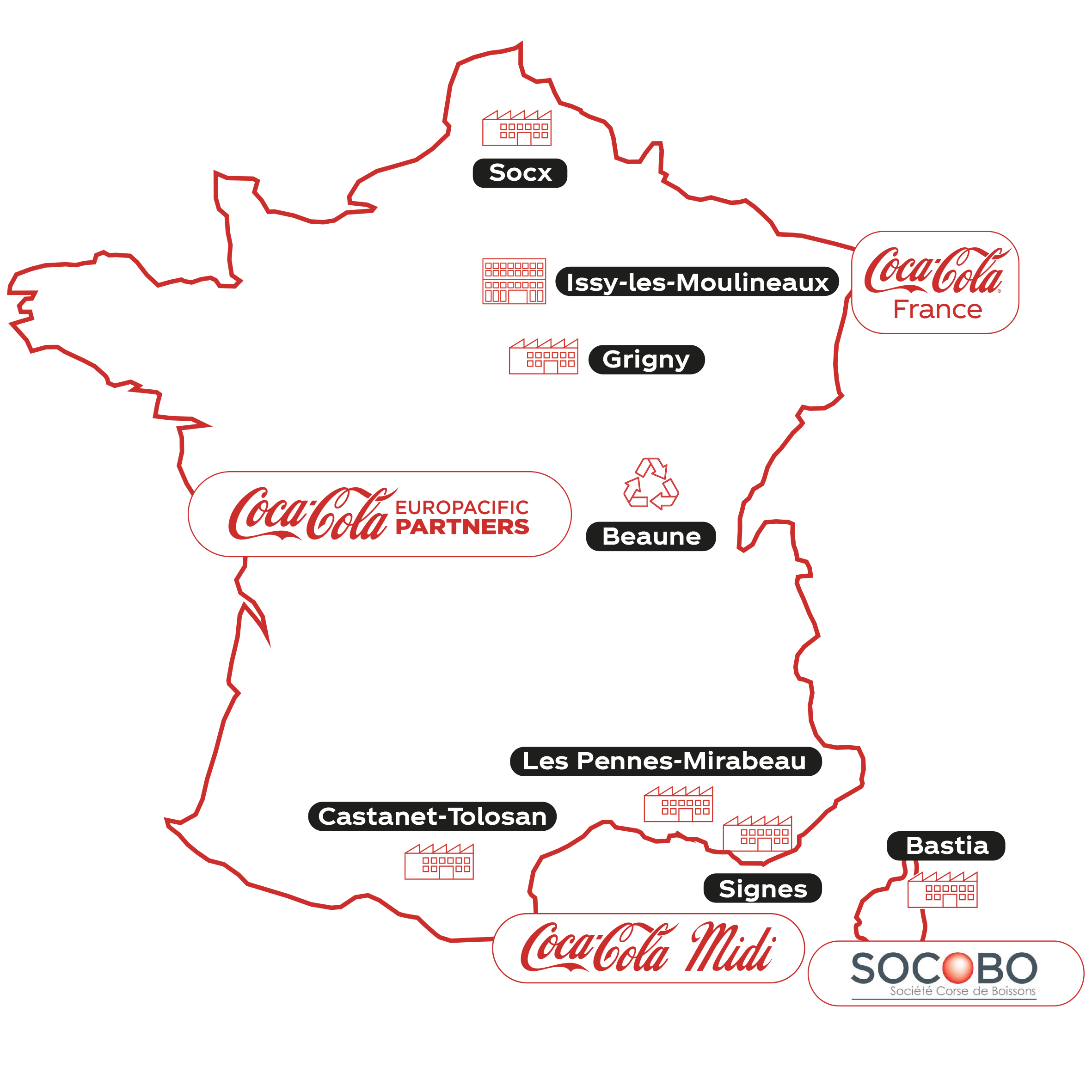 Carte de la France