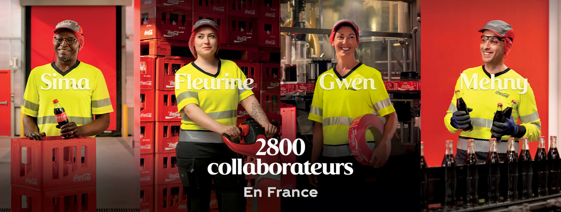 Sima, Fleurine, Gwen, Mehny et 2800 collaborateurs en France