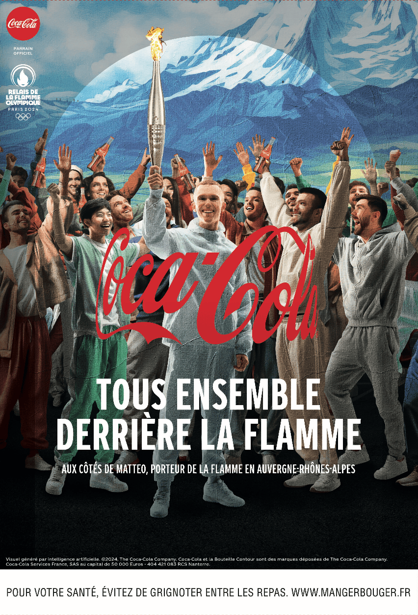Coca-Cola - Relais de la Flamme Olympique - Auvergne Rhones-Alpes