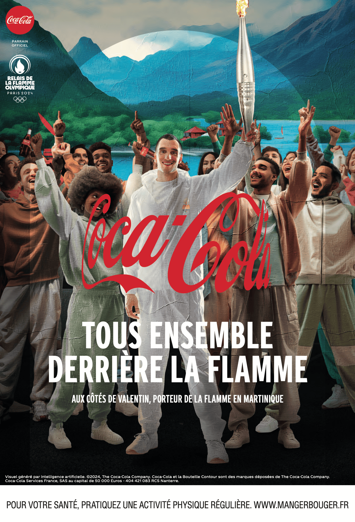 Coca-Cola - Relais de la Flamme Olympique - Valentin