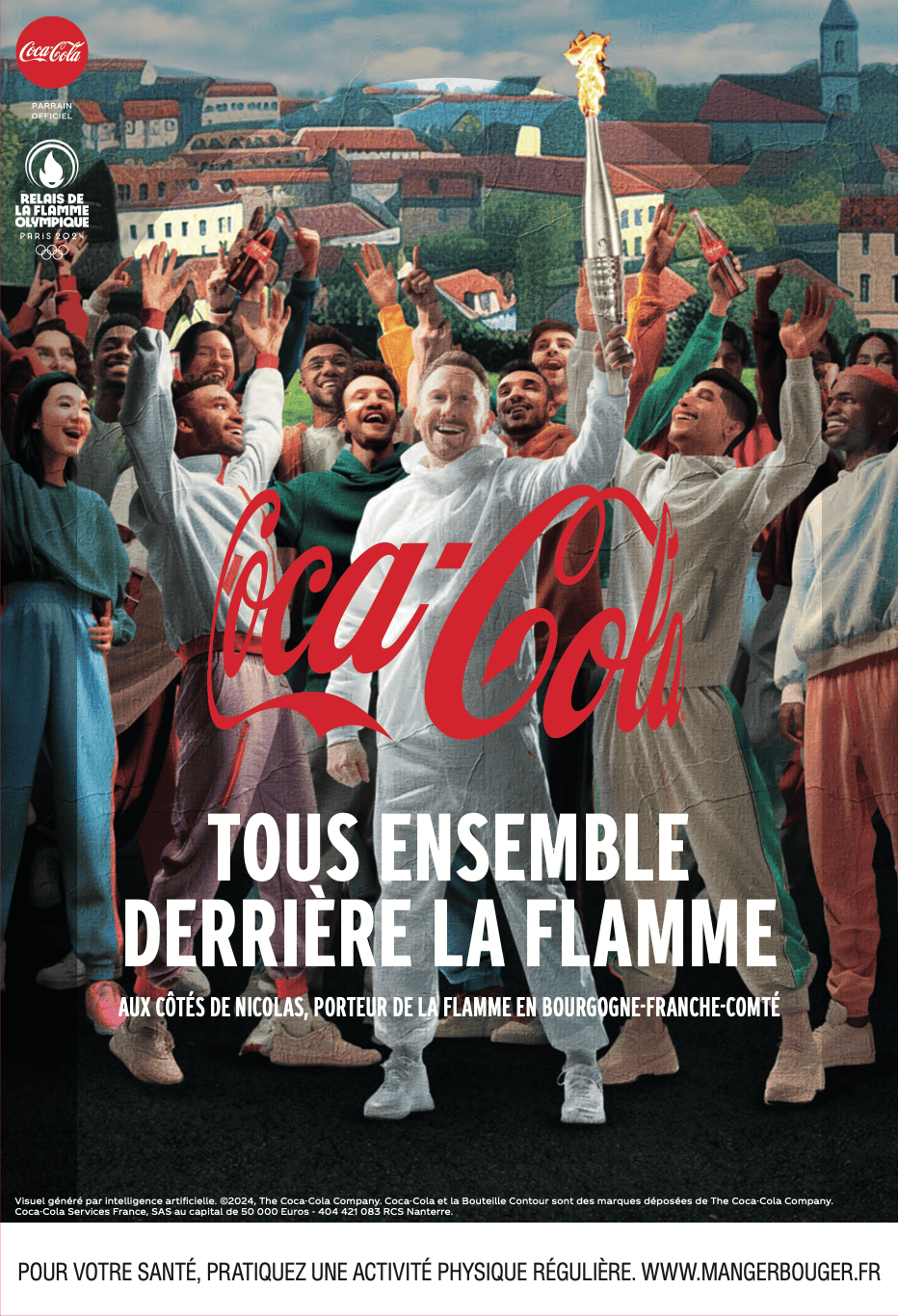 Coca-Cola - Relais de la Flamme Olympique - Bourgogne Franche Comté