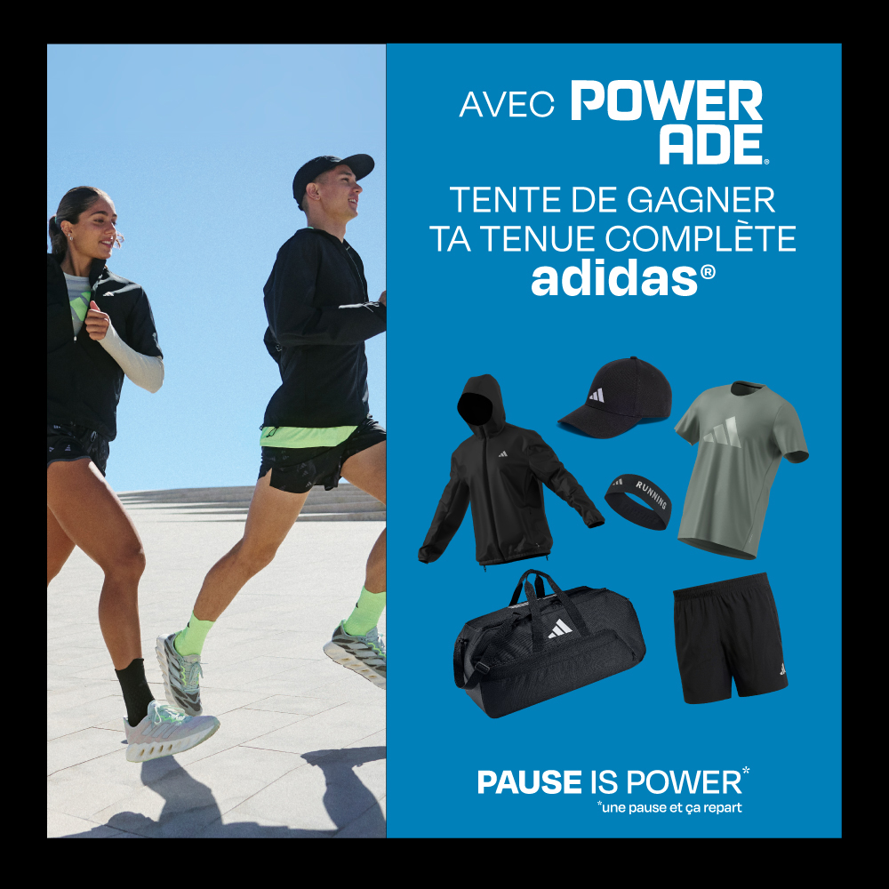 Tente de gagner ta tenue complète Adidas® 