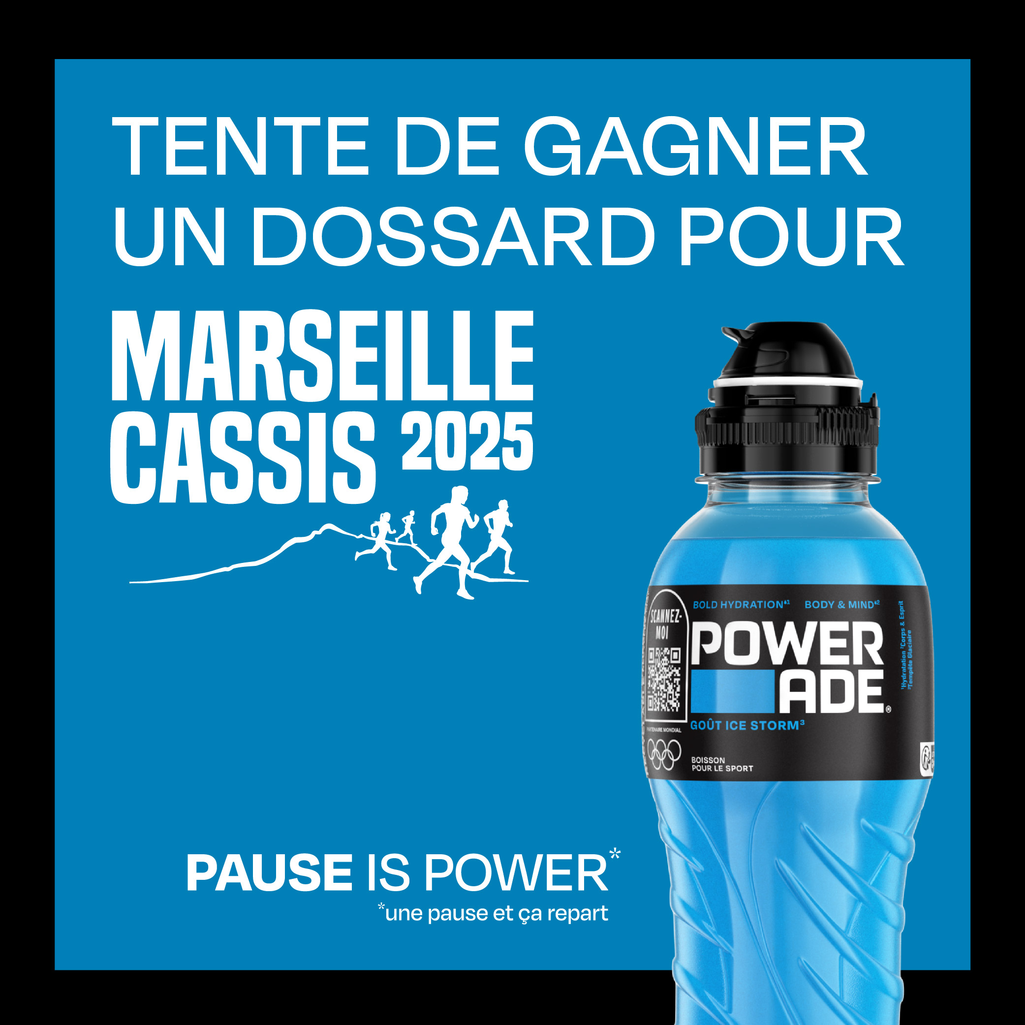 Tente de gagner un dossard pour la course Marseille Cassis