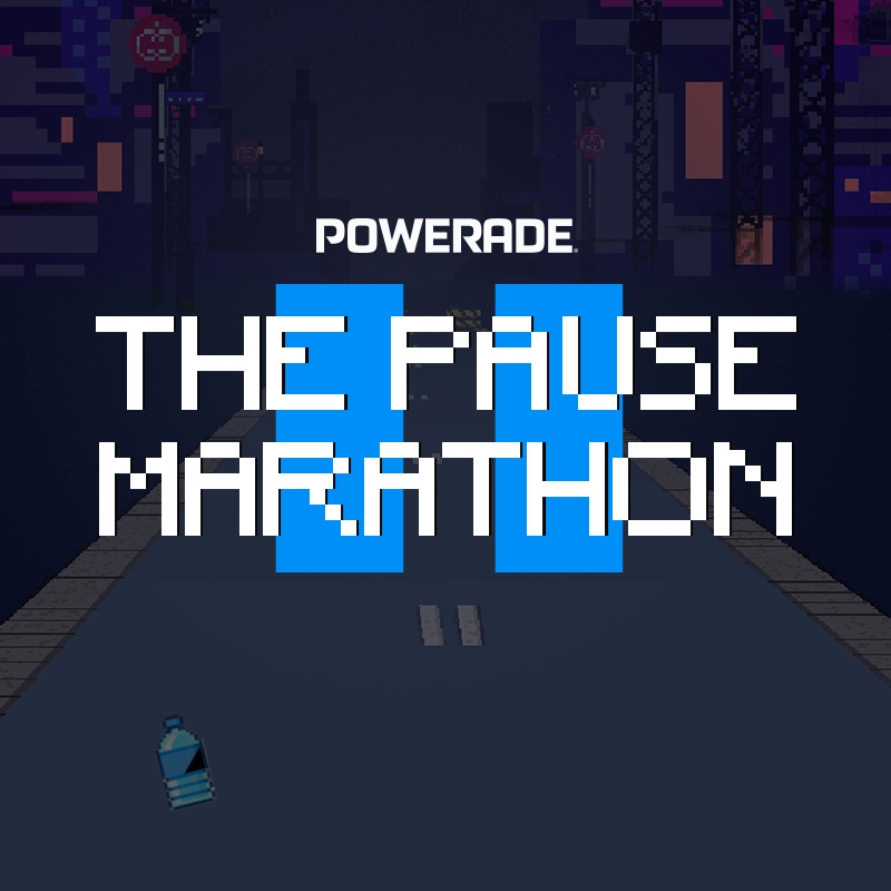 The pause marathon by Powerade