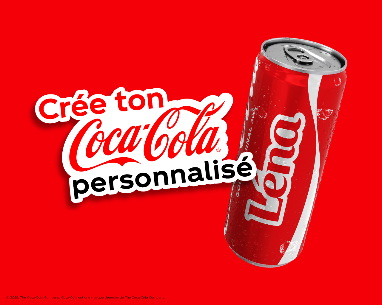 Crée ton Coca-Cola personnalisée