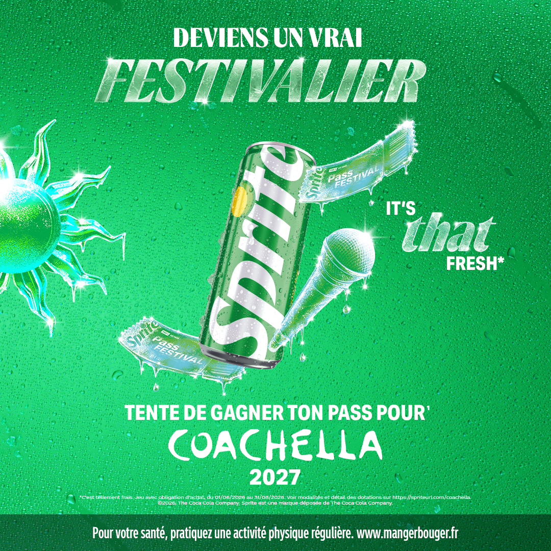 Deviens un vrai festivalier avec Sprite