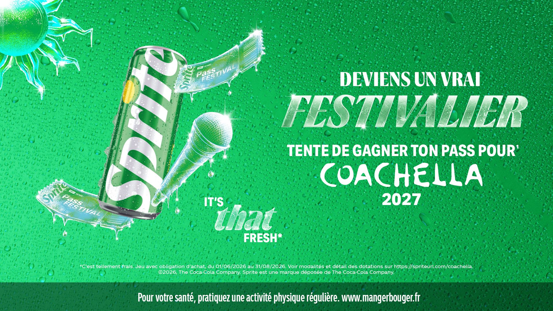 Deviens un vrai festivalier avec Sprite !