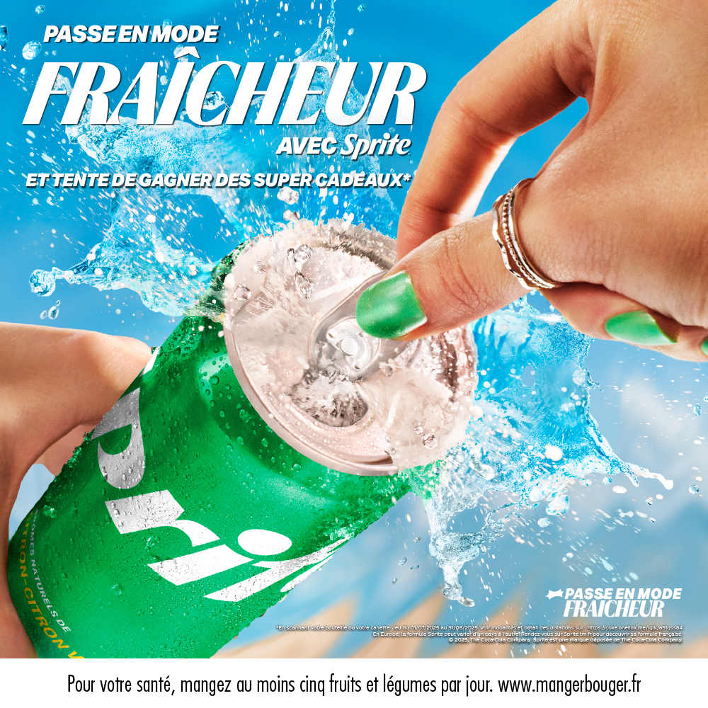 Passe en mode fraîcheur avec Sprite et tente de gagner de super cadeaux.