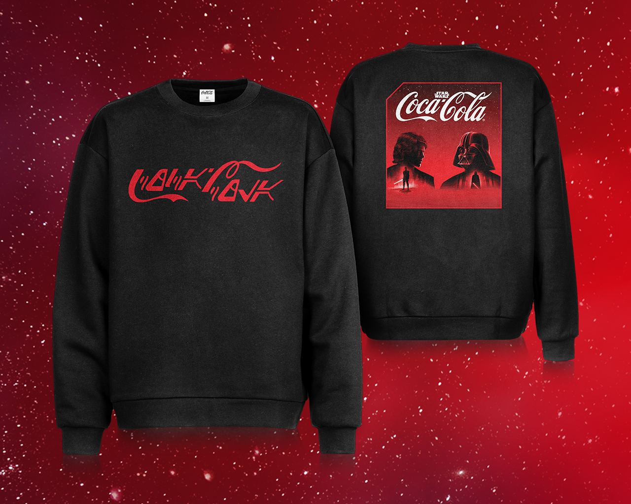 Sweatshirt Coca-Cola Star Wars™ avec Dark Vador et Anakin