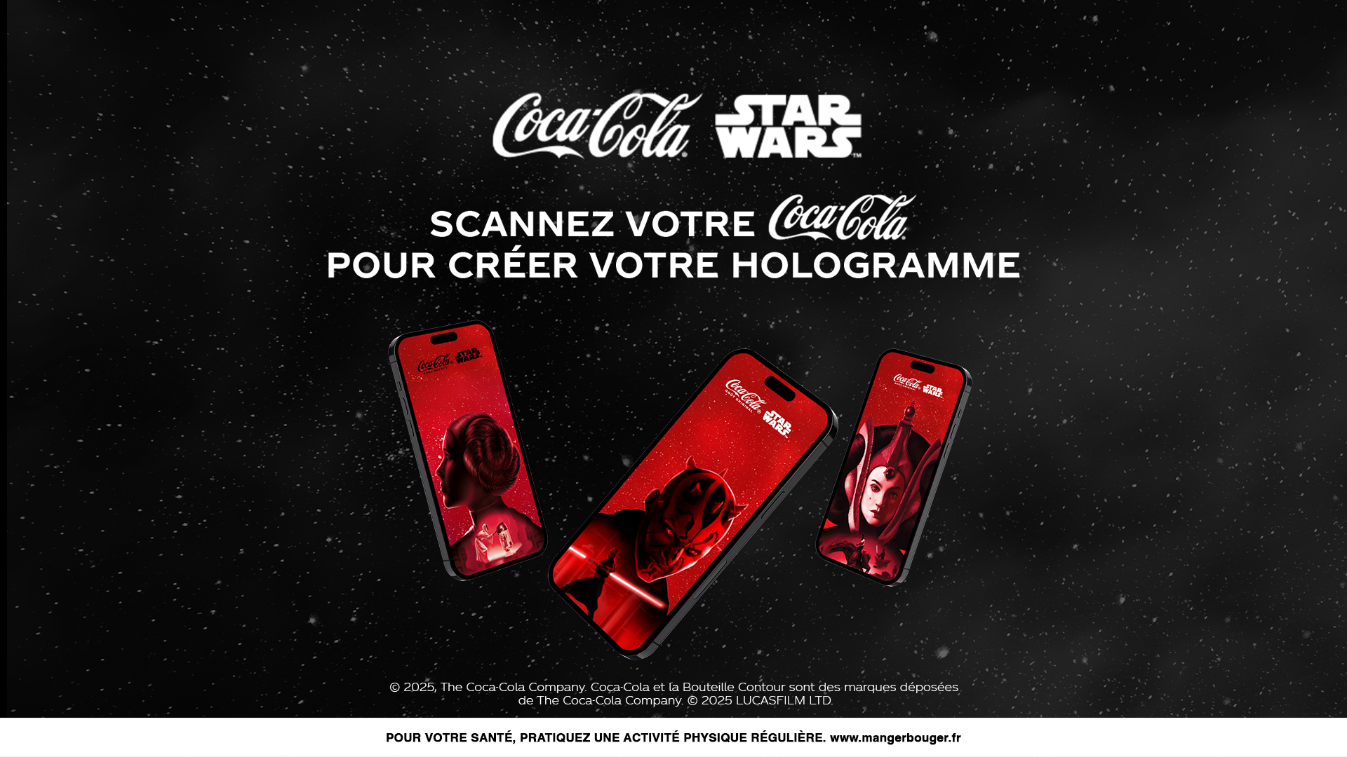 Scannez votre Coca-Cola pour creer votre hologramme