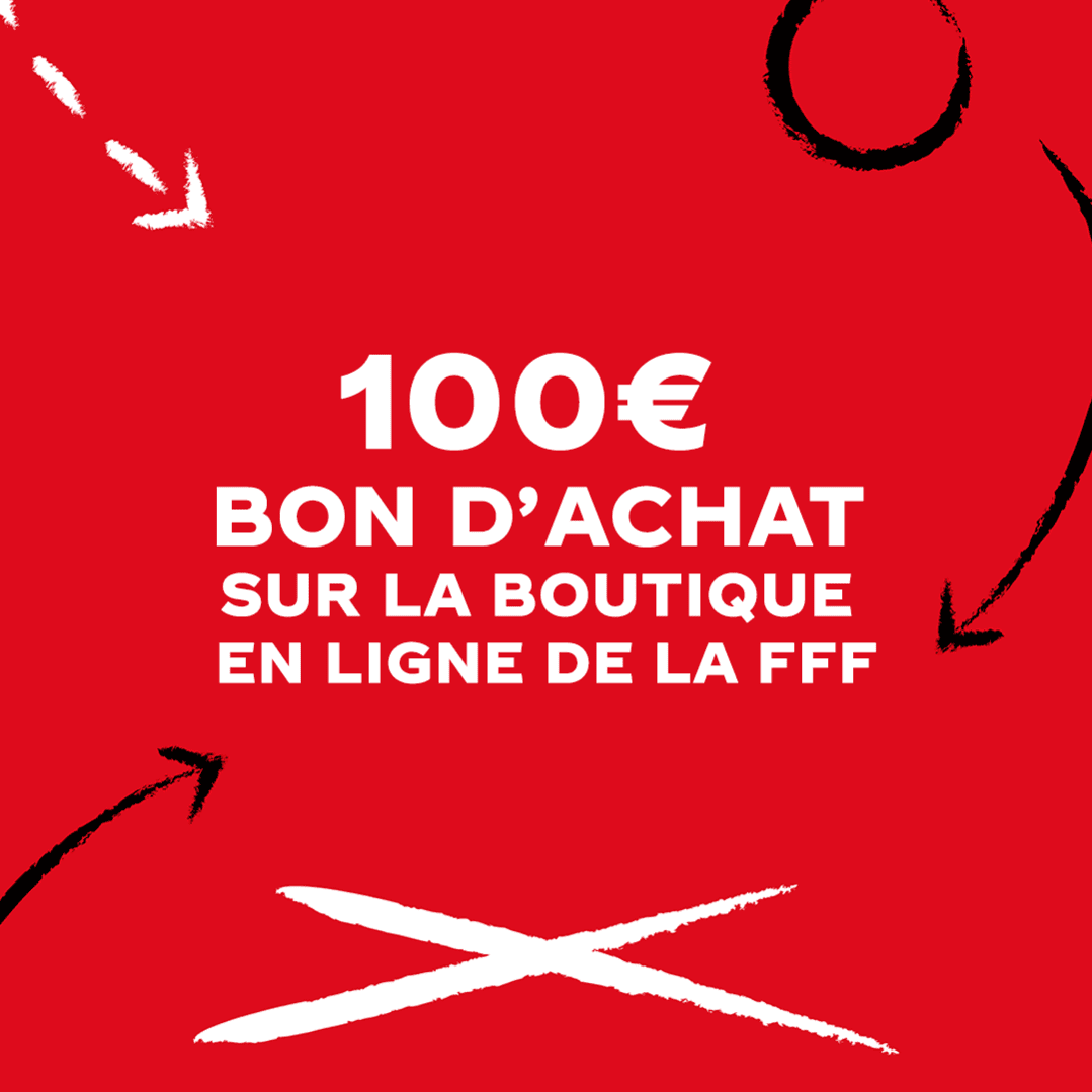 Bon d’achat d’une valeur de 100 €