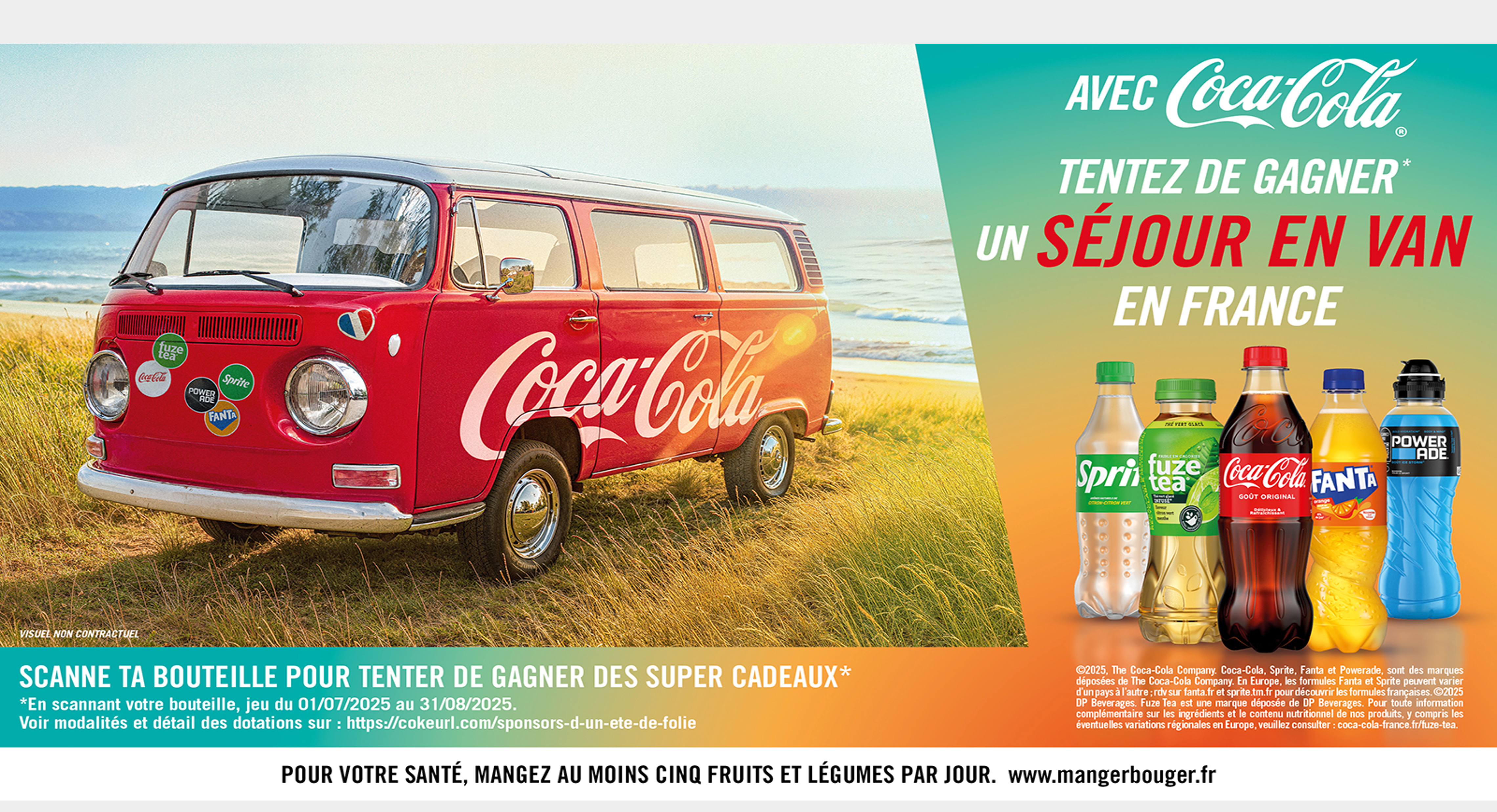 Avec Coca-Cola, tentez de gagner un séjour en van en France