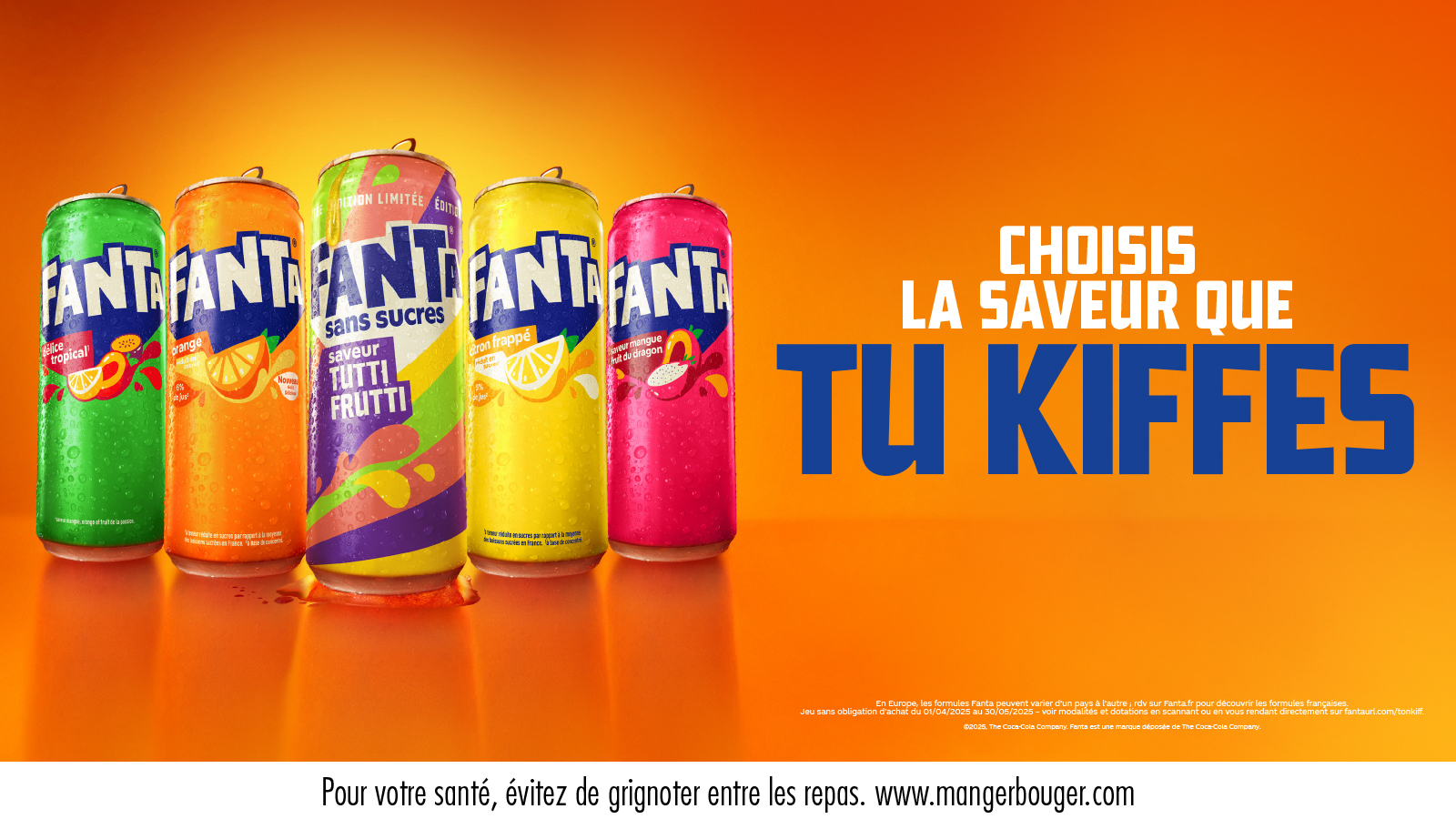 Choisis la saveur que tu kiffes