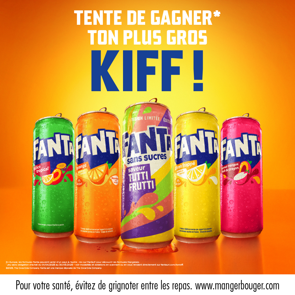 Joue avec la saveur Fanta que tu kiffes !