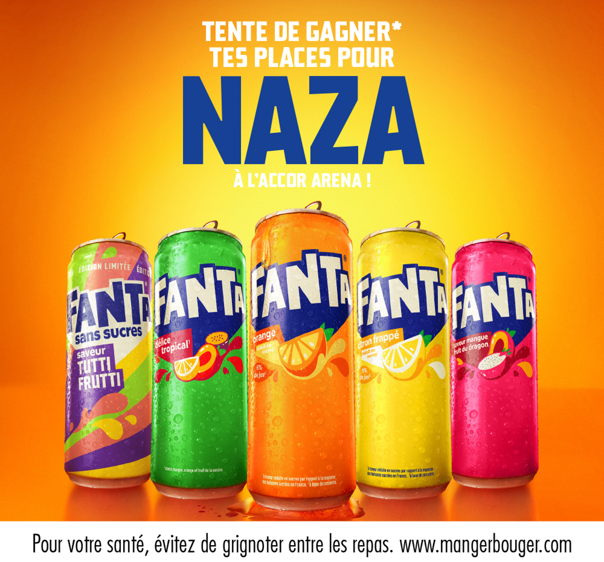 Tente de gagner tes places pour Naza a l'accor Arena