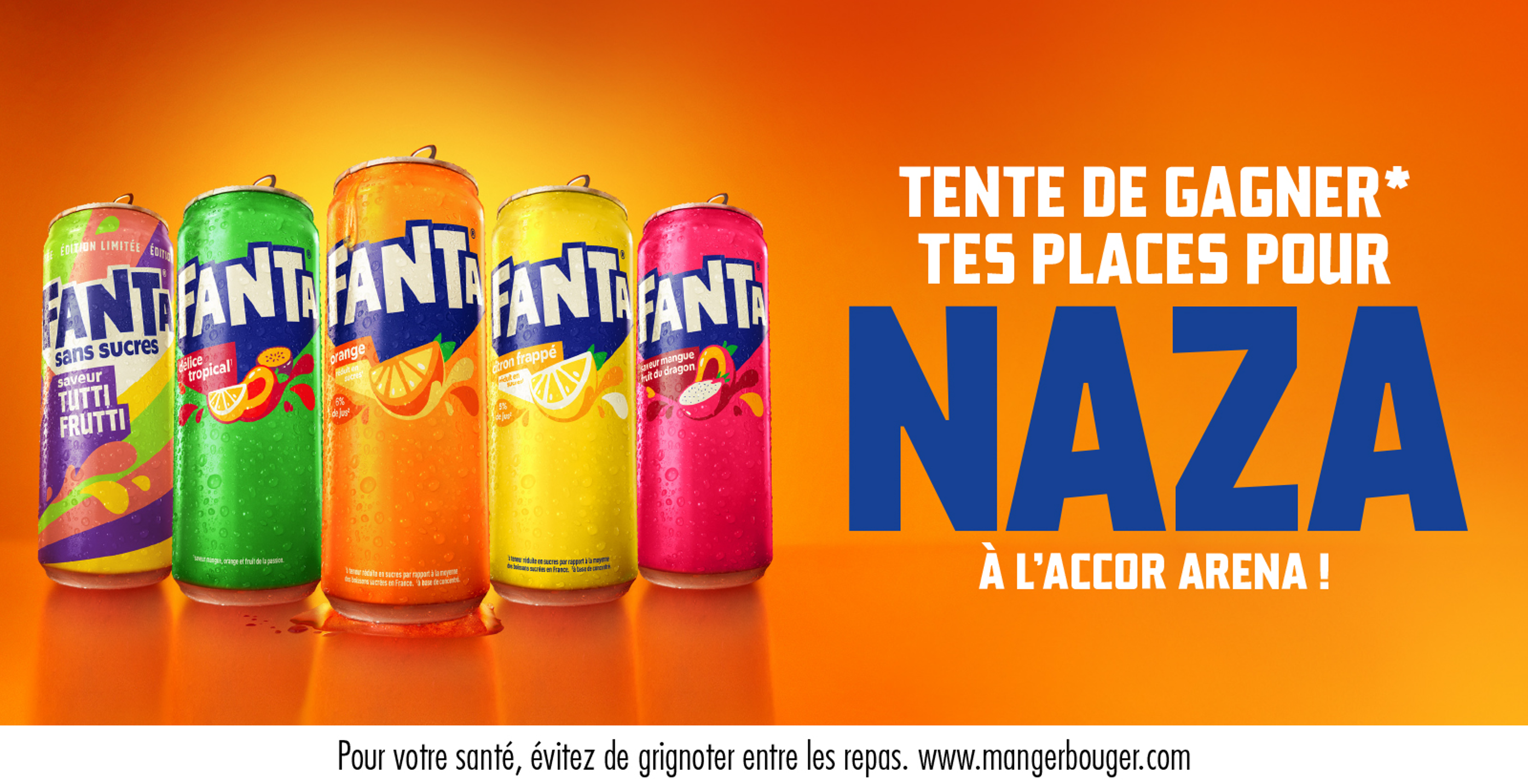 Tente de gagner tes places pour Naza a l'accor Arena