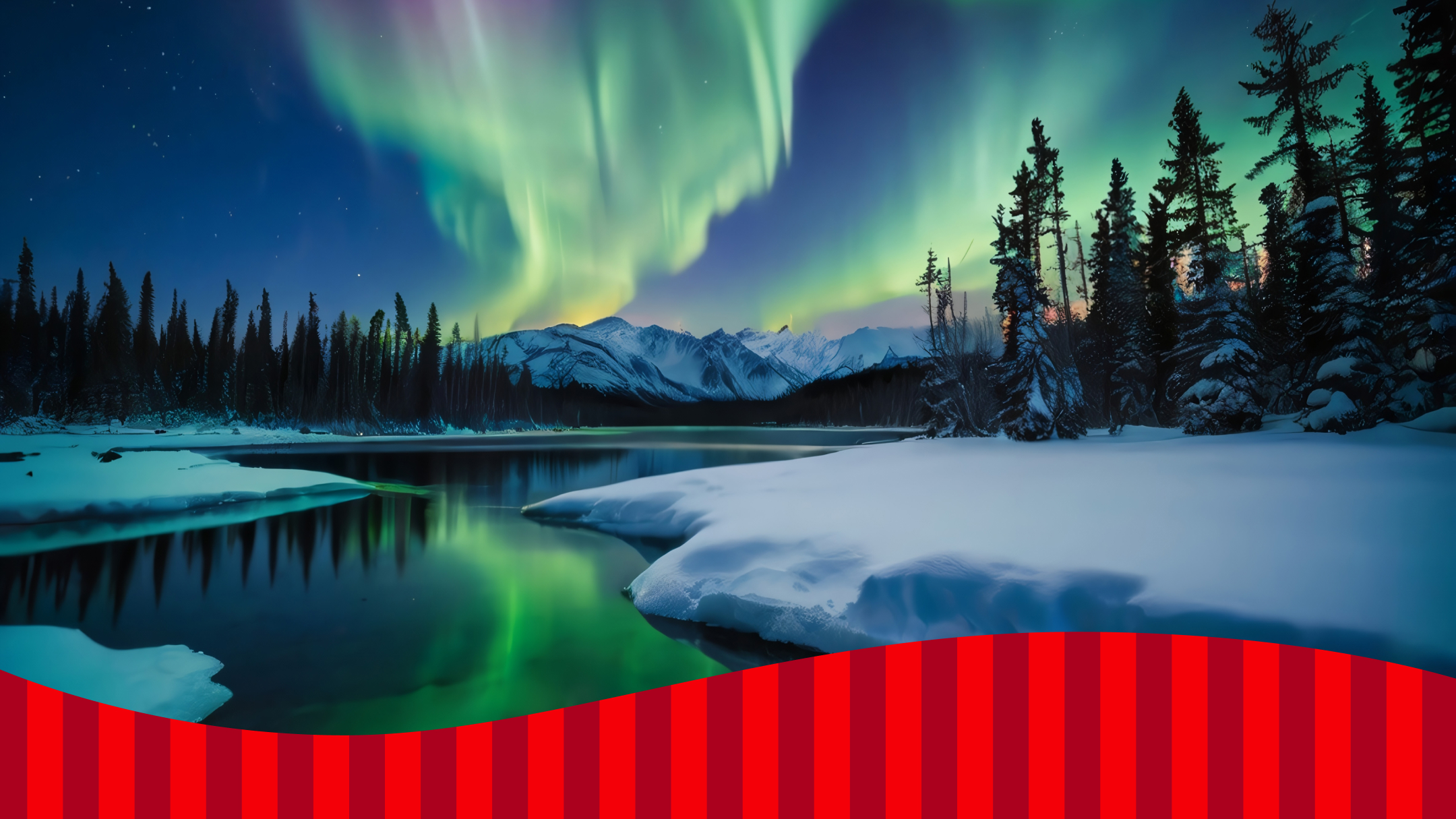 Laponie et aurores boréales