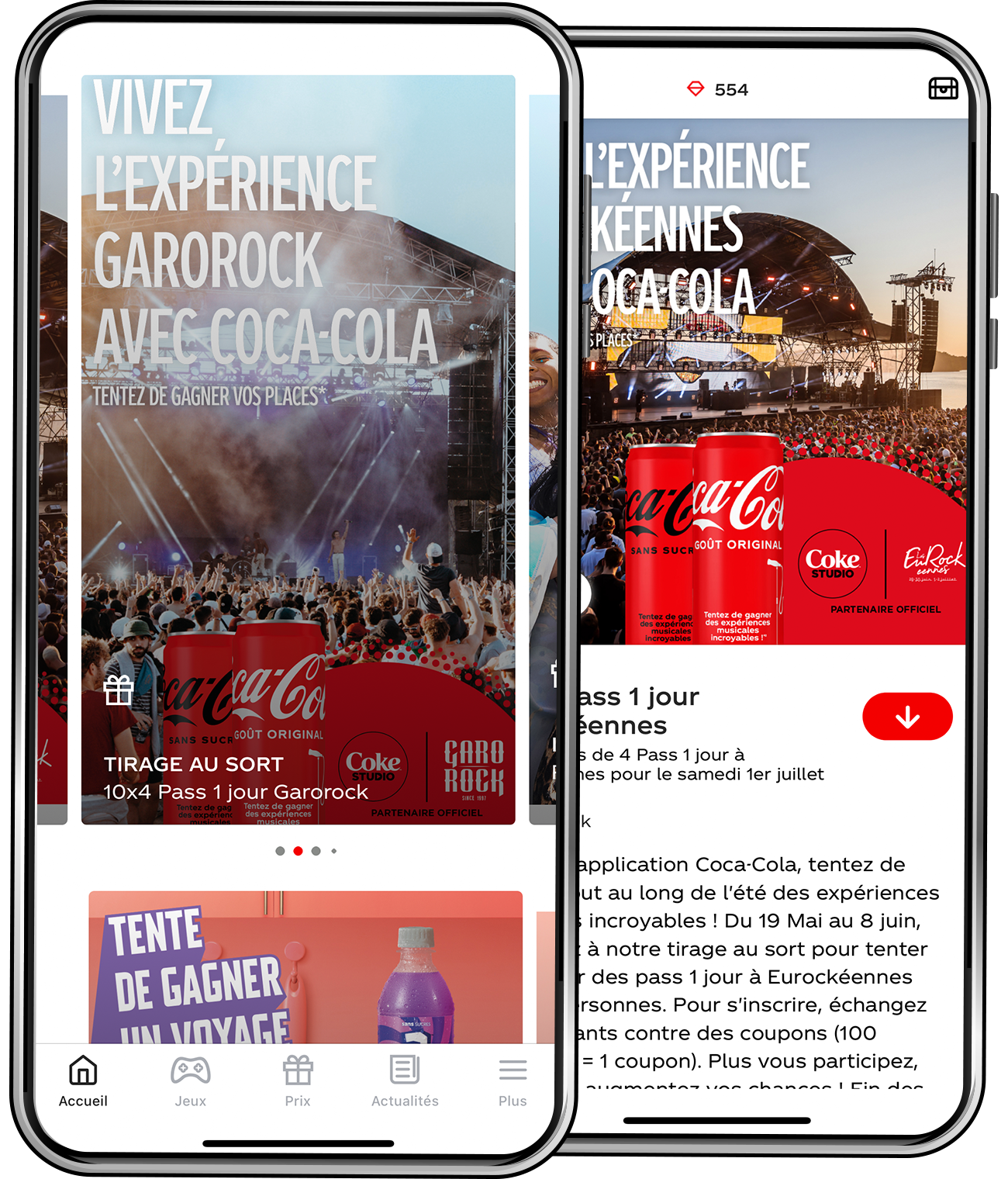 Coca-Cola Application - Vivez vos expériences musicales