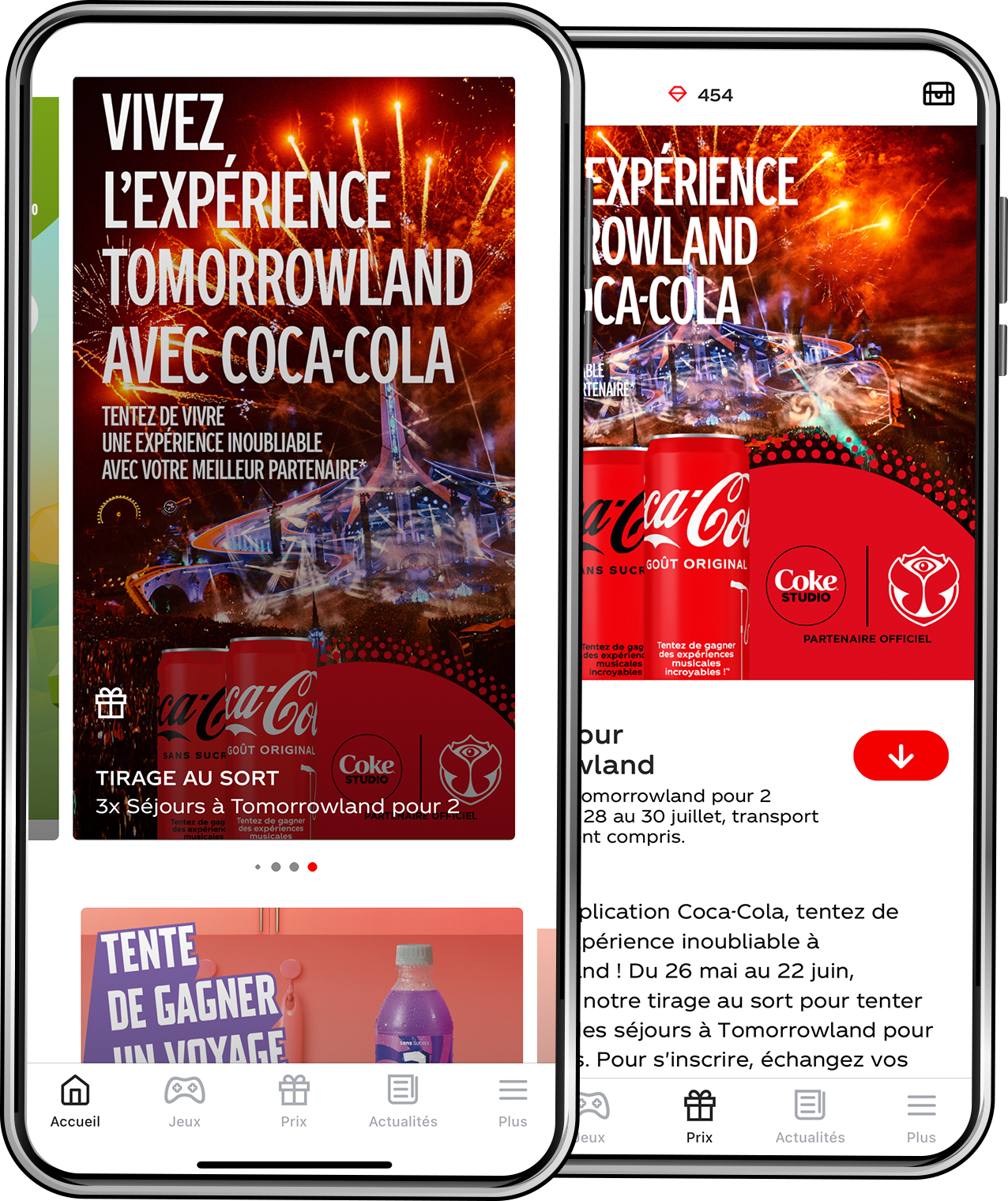 Coca-Cola Application - Profitez de l'été avec Coca-Cola