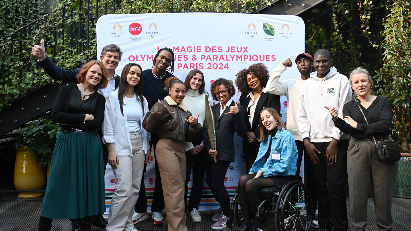 Porteurs de la Flamme Olympique Coca-Cola - Sport dans la ville