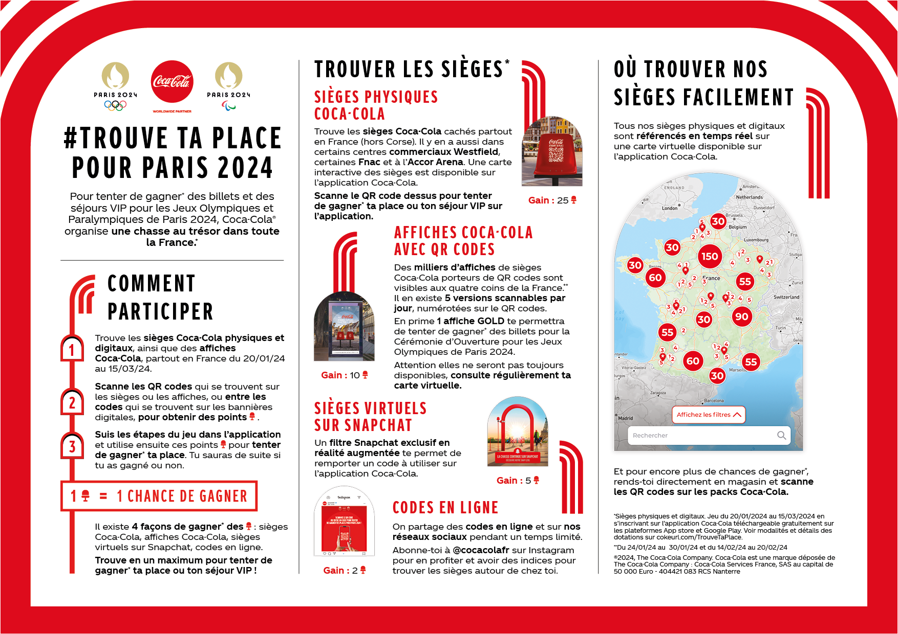 Infographie Trouve Ta Place pour Paris 2024