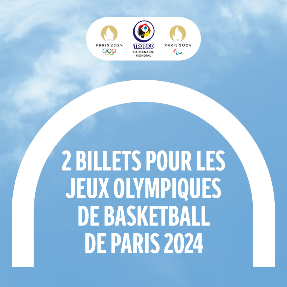 5 x 2 Billets pour les Jeux Olympiques de Paris 2024 de Basketball