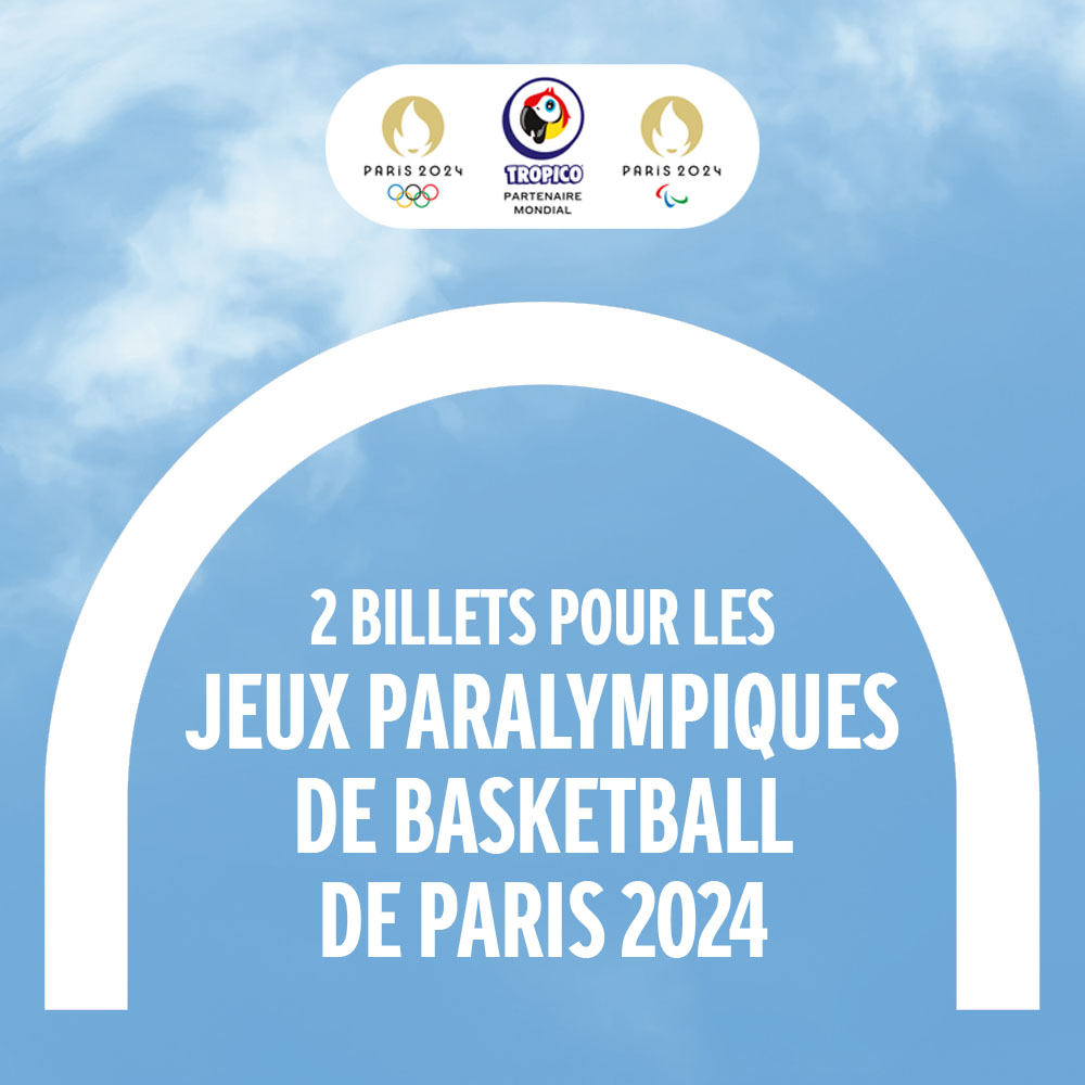 5 x 2 Billets pour les Jeux Paralympiques de Paris 2024 de Basketball