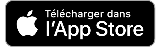 Télécharger sur l'icône App Store