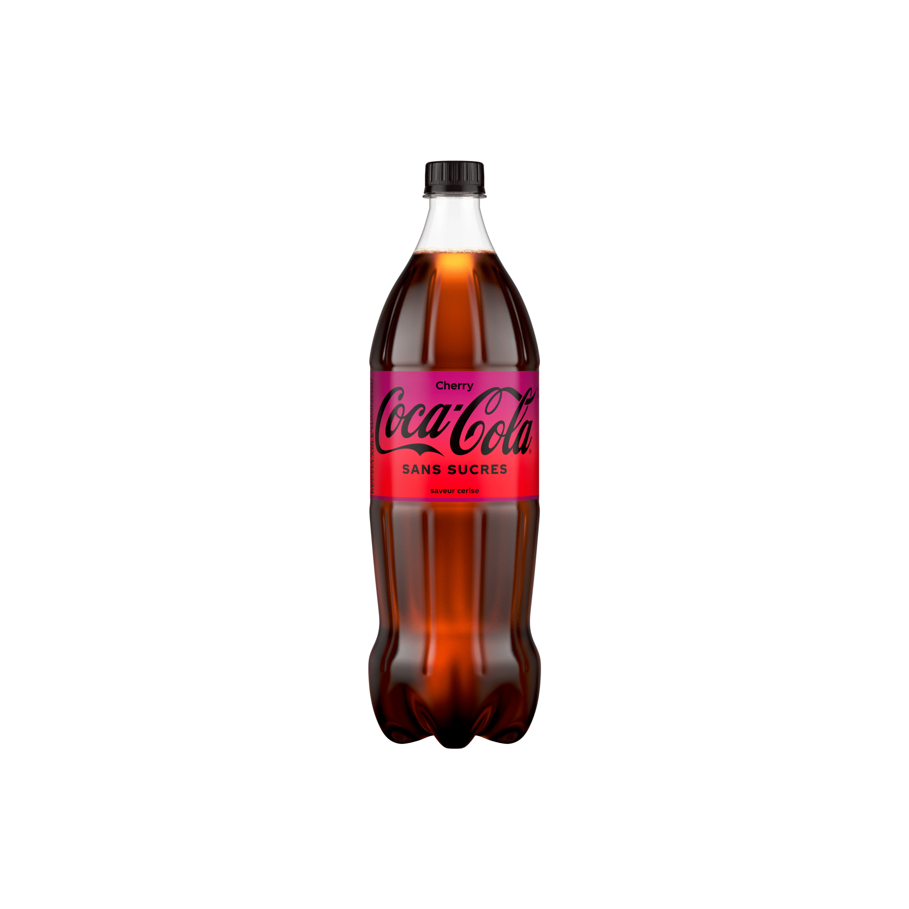 Bouteille de Coca-Cola sans sucres Cherry