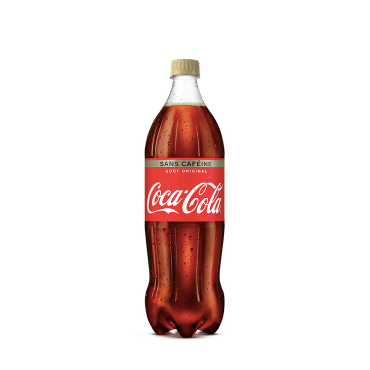 Bouteille de Coca-Cola variété sans caféine